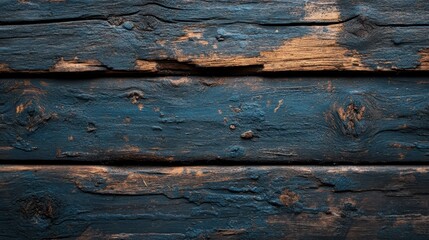 Wall Mural - Surface of the old brown wood texture. Old dark textured wooden background. Top view.