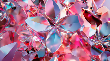 Poster - A kaleidoscope of fragmented images creating a mesmerizing effect.