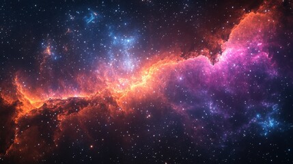 colorful space galaxy cloud nebula. stary night cosmos. universe science astronomy. supernova backgr