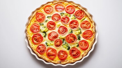 Delectable Tomato Quiche: A Savory Delight