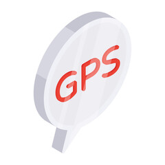 Poster - Creative design icon of gps

