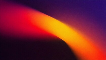 Wall Mural - abstract noisy grain texture effect orange purple magenta yellow color gradient banner background