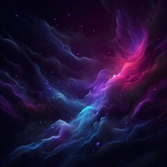 Wall Mural - grainy gradient abstract shape, noise texture on dark background