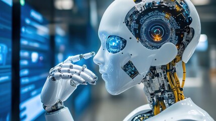 Poster - Robot with Precise Hands Disassembling a Face