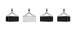 © Міша Герба - Set of sea container vector icons. Shipping container. Export and import cargo. Vector 10 Eps.