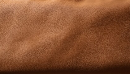 Poster - Macro Shot of Brown Leather Texture with Fine Grain, Subtle Creases, and Natural Highlights. Perfect for Use in Luxury Fashion, Automotive Interiors, or Premium Furniture Design Concepts