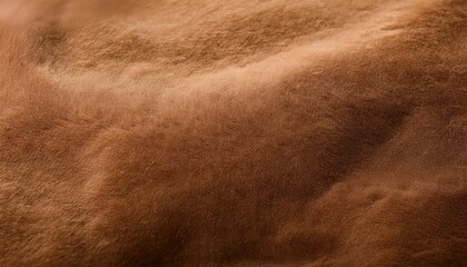 Poster - Macro Shot of Brown Leather Texture with Fine Grain, Subtle Creases, and Natural Highlights. Perfect for Use in Luxury Fashion, Automotive Interiors, or Premium Furniture Design Concepts