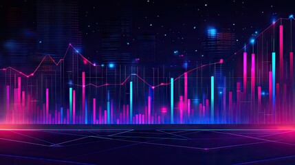 Poster - Abstract Vector Illustration of Digital Data Visualization