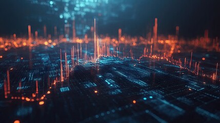 Poster - Professional Growth Data Visualization Concept