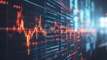 Poster - Dynamic Abstract Background with Bright Data Visualization