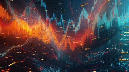 Poster - Abstract Artistic Representation of Data Patterns
