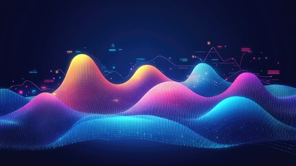 Poster - Eye-catching Visual of Stock Market Trends