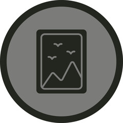 Poster - Picture Frame Icon Design