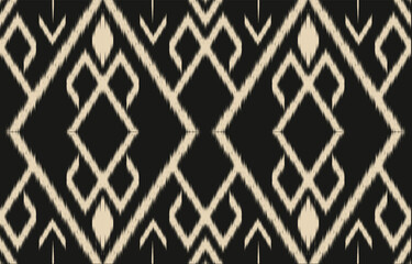  Geometric ethnic oriental ikat seamless pattern  color oriental. Aztec ornament print. Design for background ,curtain, carpet, wallpaper, clothing, wrapping, Batik, vector illustration.