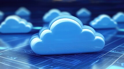 Poster - Communications platform showing integrated cloud solutions