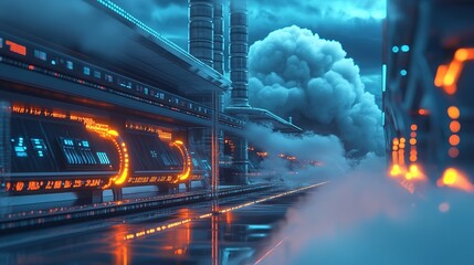 Poster - Cloud servers in a futuristic environment offering DRaaS solutions.