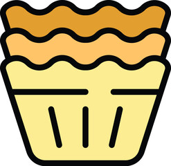Poster - Cupcake paper cup is perfect for holding cupcakes, muffins or other small treats while baking