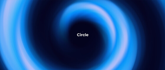 Fototapete - Abstract circle portal swirl shape with gradient background. Vector. Fluid vivid gradients for banners. Modern trendy design. Liquid shape. Colorful bright neon template. Dynamic soft color.