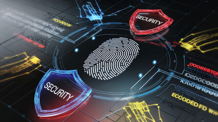 Technology of Security with fingerprint.