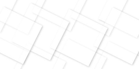 Poster - Abstract modern white and gray pattern geometric luxury gradient line background random square shape design. 3d shadow effects, modern design template background. layered geometric triangle shapes.