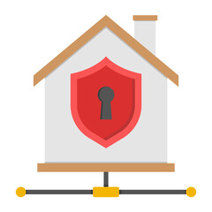 Poster - Premium design icon of safe house

