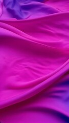 Poster - Vertical abstract animation with flowing purple and pink waves.