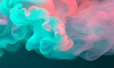 Aufkleber - blue smoke  with red hue animation 