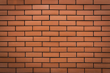 Abstract seamless texture of orange brick wall for blackground, backdrop, wallpaper, coverbook and decoration.