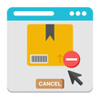 © Vectorslab - A unique design icon of order cancel