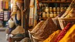 © AssanAI.Studio - Vibrant Local Market Scene in Marrakech