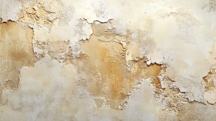 Wall Mural - Textured concrete wall background natural beige brown pattern