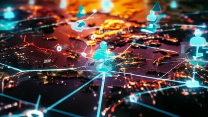 Poster - Global Social Media Network Connectivity Among Digital Users Highlighting Social Networking and Communication in a Virtual World