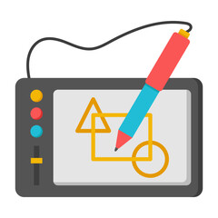 Poster - Modern design icon of graphic tablet

