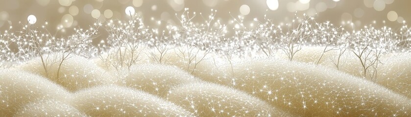 Poster - Tranquil 3D Illustration of a Soft Natural Scene