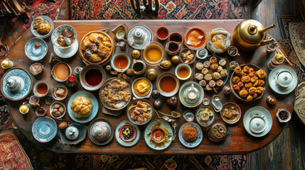 dishes with spices