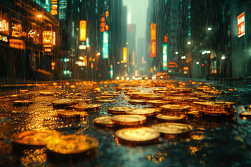Poster - a report analyzing the growing investment in metaverse infrastructure, highlighting the financial op