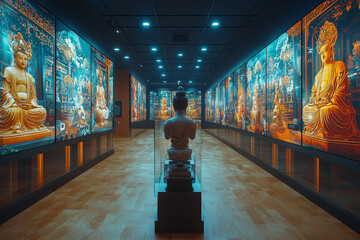 Aufkleber - a museum creating a virtual exhibit in the metaverse, highlighting the role of immersive experiences