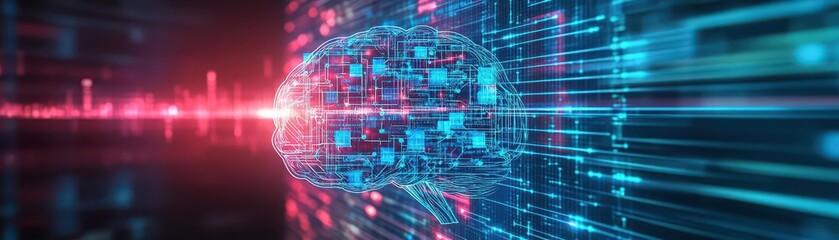 Aufkleber - Neural networks compressing and storing big data efficiently side view Compressing massive datasets for optimized storage scifi tone Complementary Color Scheme