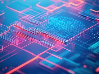 A digital twin of a city with layers of infrastructure and utilities mapped in realtime using AI for predictive maintenance Top view Explaining AI s role in urban planning Scifi to