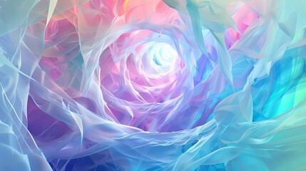 Digital technology color tunnel poster web page PPT background
