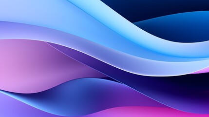 Digital technology blue purple gradient curve poster web page PPT background