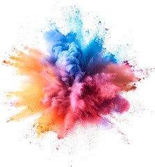 Wall Mural - Colorful powder explosion