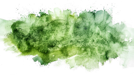 Poster - Abstract green watercolor