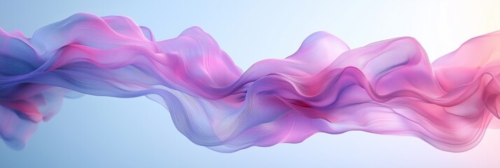 Poster - Abstract colorful fluid shapes, vibrant colors in a pink and purple palette