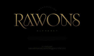 Poster - rawons typography beauty fashion elegant minimalist serif italic fonts decorative wedding vintage re