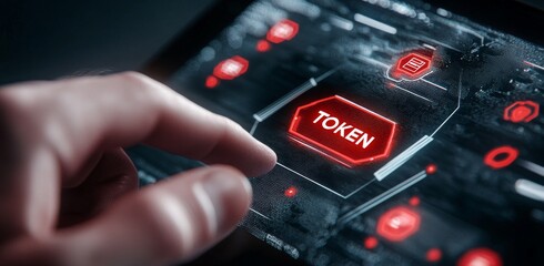 Poster - Exploring the digital realm the significance of tokens in modern technology