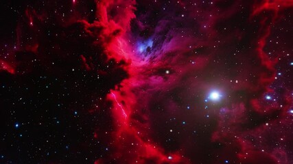 Wall Mural - stars, nebula and galaxy in the cosmos 4k