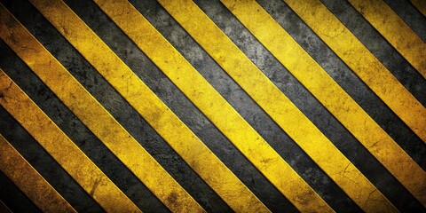 background of black and yellow hazard stripes close-up