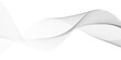 © Ahmad Araf - Vector abstract wavy and curve line art flowing dynamic grey isolated on transparent background in concept luxury, wave, wind, ocean, technology, science, music, sound, banner, poster