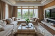 © Nayyab - Modern living room with a beautiful interior in a modern house